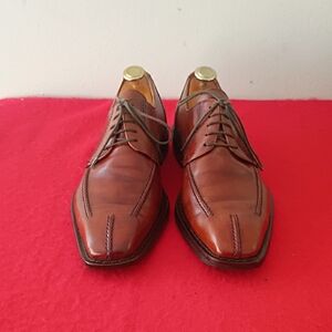 Classic Brown Leather Men's Oxfords